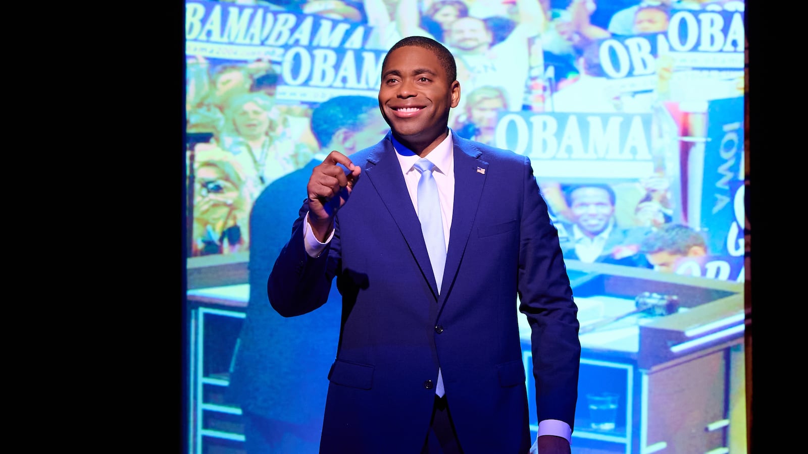 T.J. Wilkins as Barack Obama in "44."