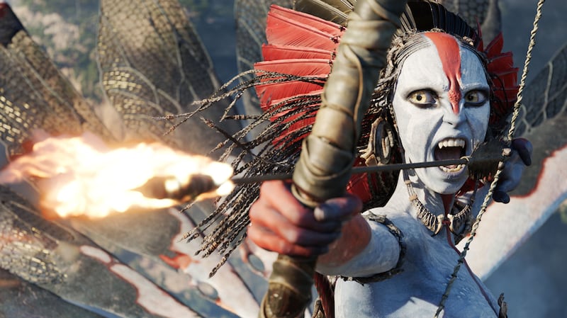 A still from "Avatar: Fire and Ash"