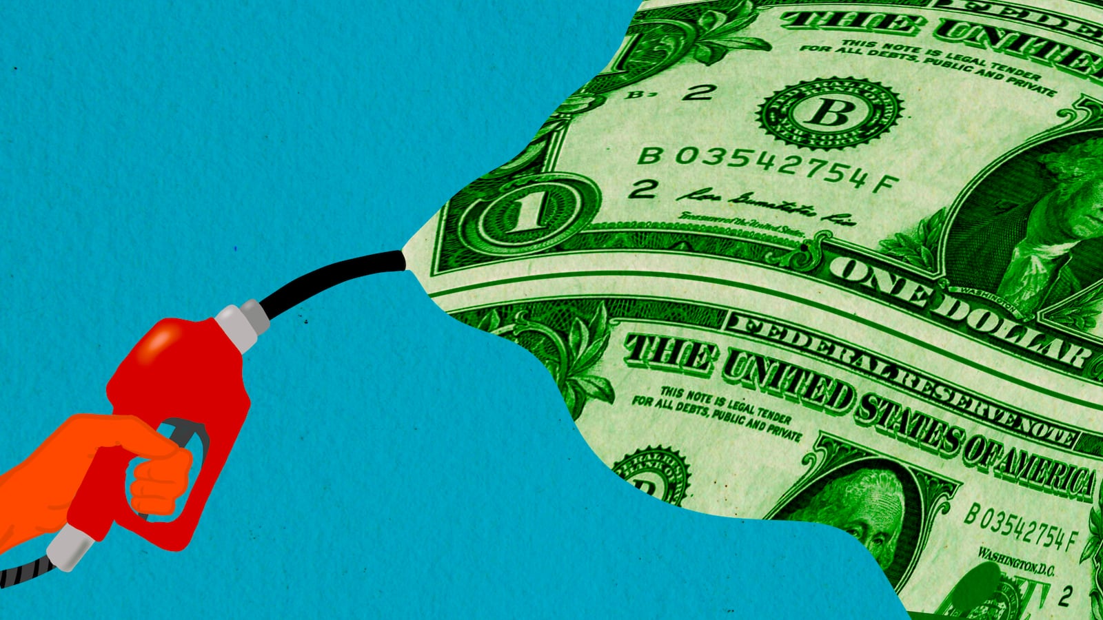 Gas pump illustration