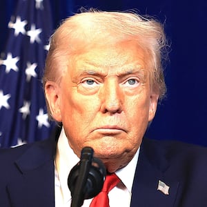 U.S. President Donald Trump holds a press conference with Israeli Prime Minister Benjamin Netanyahu