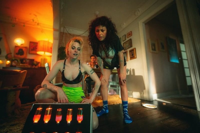 Kristen Stewart and Alia Shawkat
