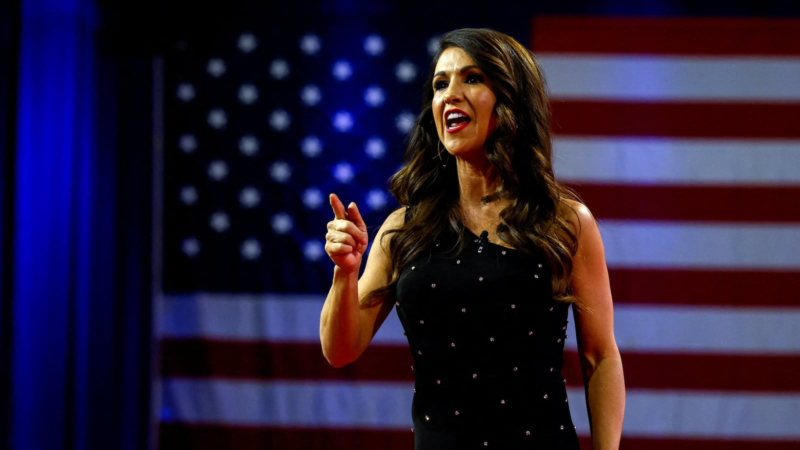 U.S. Representative Lauren Boebert (R-CO) speaks at the Conservative Political Action Conference (CPAC) at Gaylord National Convention Center in National Harbor, Maryland, U.S., March 4, 2023.