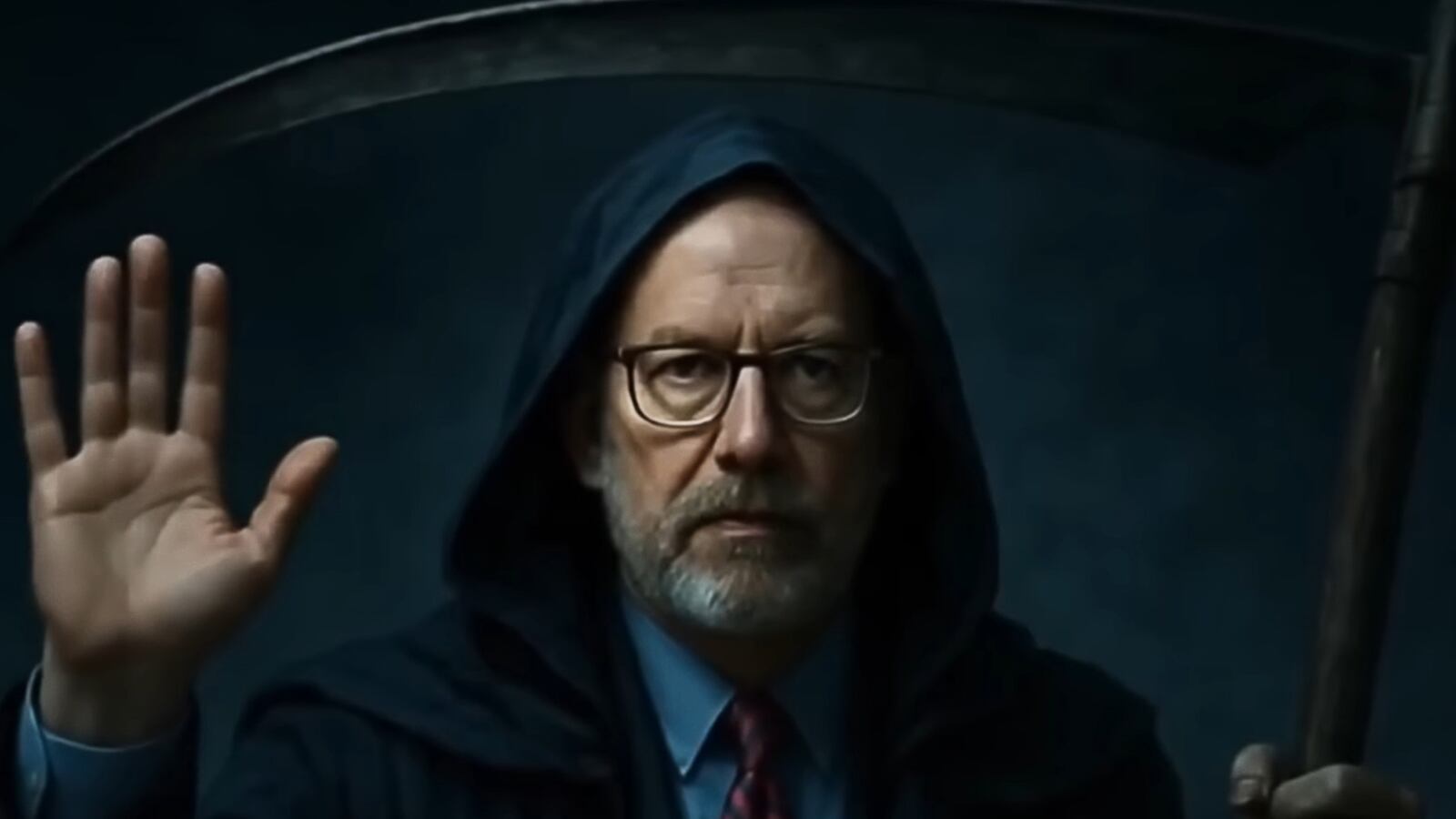 Russell Vought as The Grim Reaper