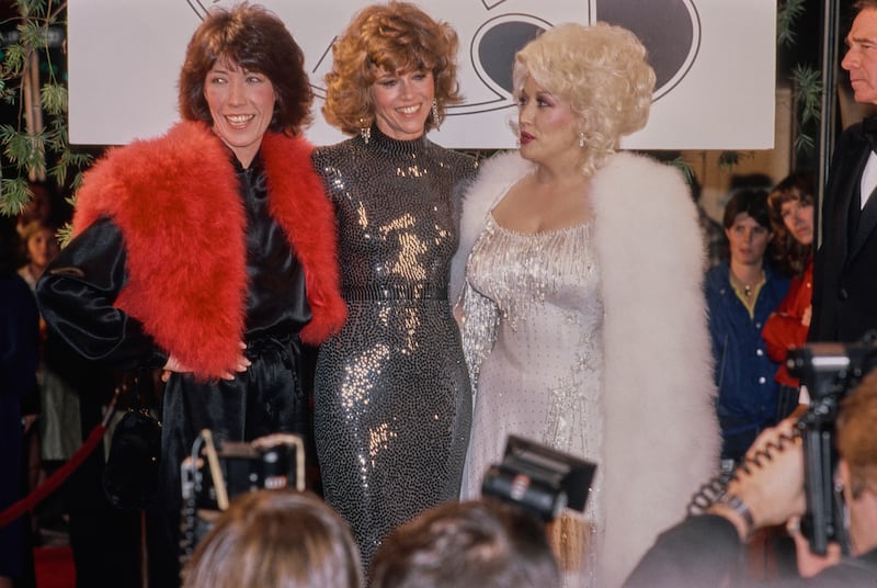 Lily Tomlin, American actor and activist Jane Fonda, and American singer-songwriter Dolly Parton
