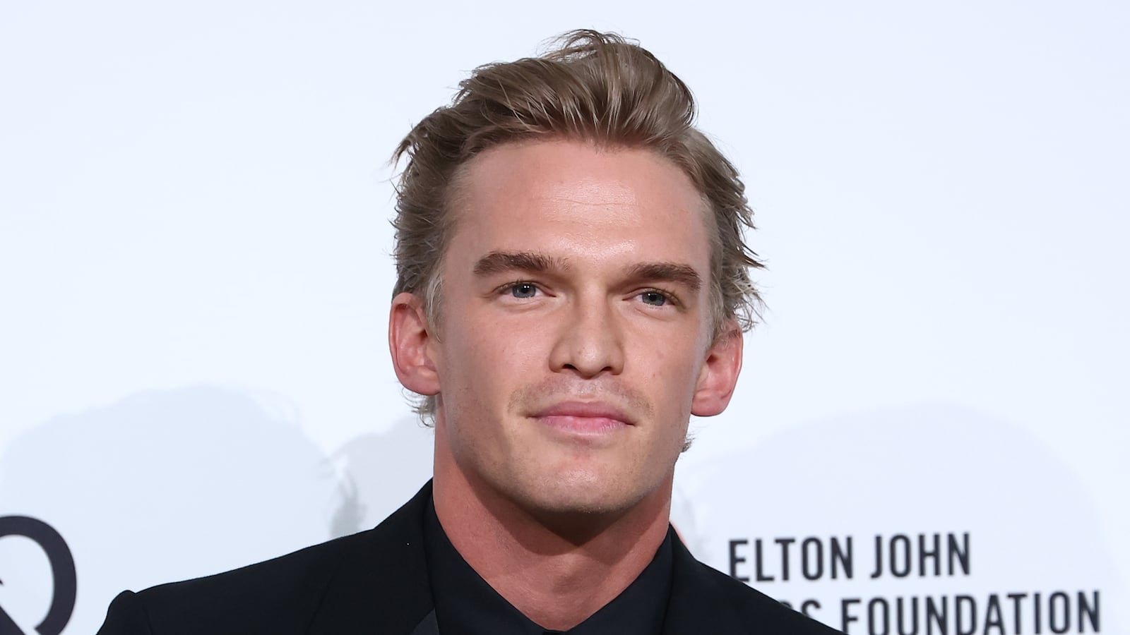 Cody Robert Simpson attends the Press Conference during Elton John AIDS Foundation's 34th Annual Academy Awards Viewing Party on March 15, 2026 in West Hollywood, California.