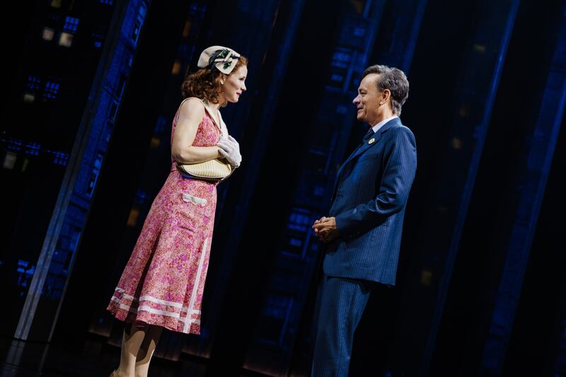 Kelli O'Hara and Tom Hanks