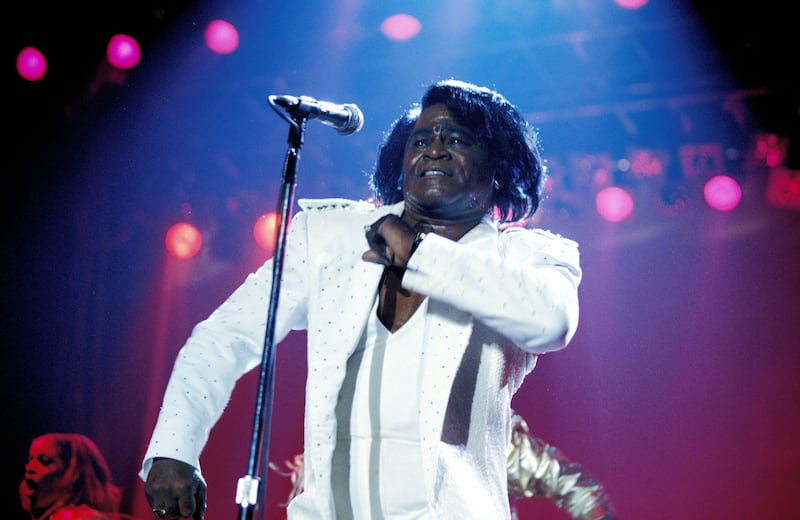 James Brown at concert in Bercy in Paris, France on March 31, 1993.