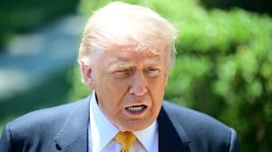 The White House is considering a plan for President Donald Trump, pictured May 12, to issue 250 pardons to mark the 250th anniversary of American independence, according to the WSJ.