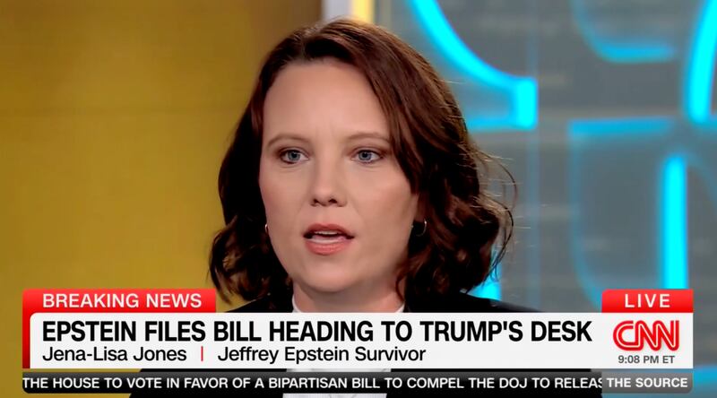 Jena-Lisa Jones speaks on CNN