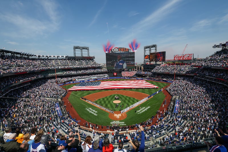Opening Day at Citi Field on March 26, 2026, in New York City.