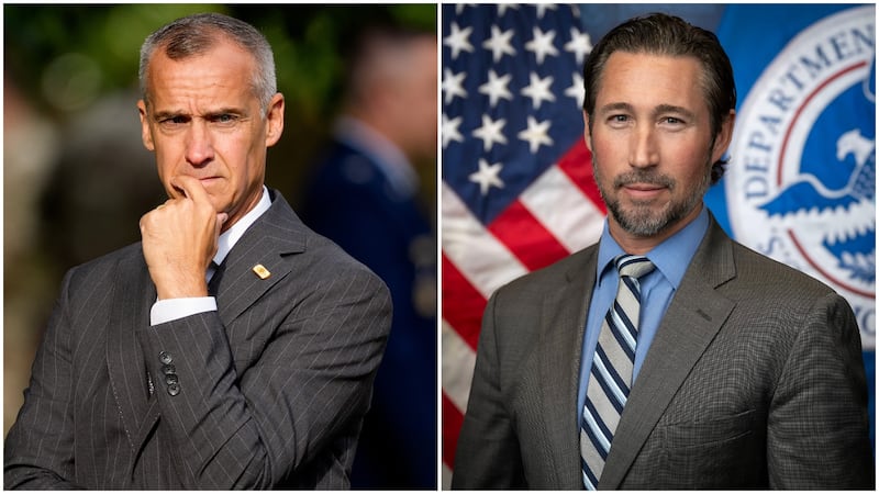 Corey Lewandoswki (L) and Chris Pratt (R) both no longer work at DHS.