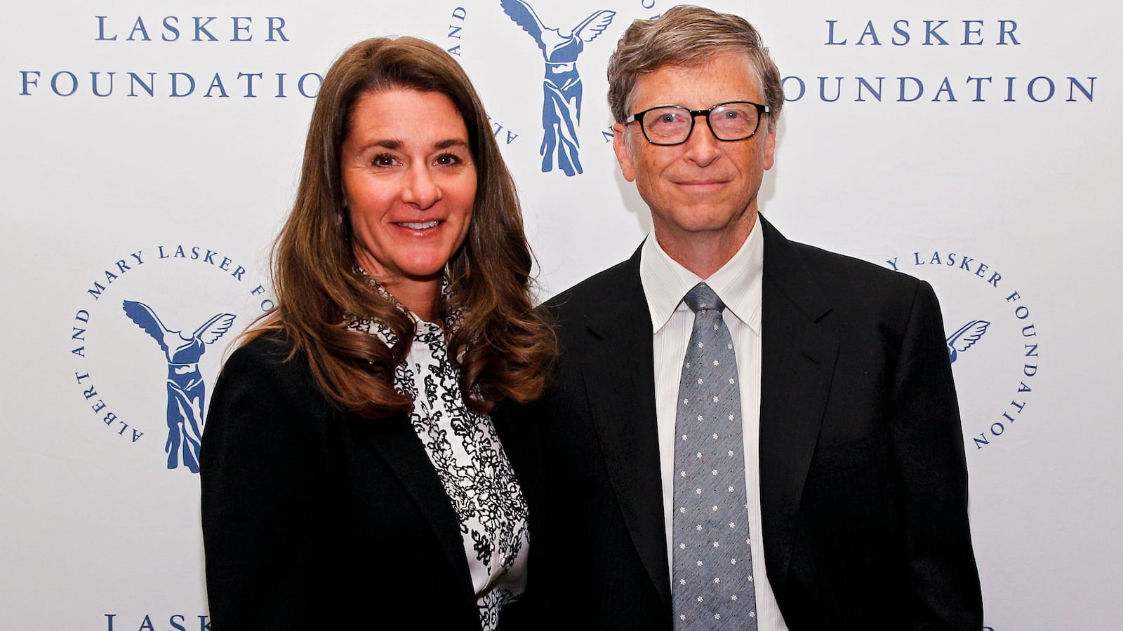 NEW YORK, NY - SEPTEMBER 20: Melinda Gates and Bill Gates of the Gates Foundation, winners of the Public Service Award, are seen during the The Lasker Awards 2013 on September 20, 2013 in New York City. (Photo by Brian Ach/Getty Images for The Lasker Foundation)