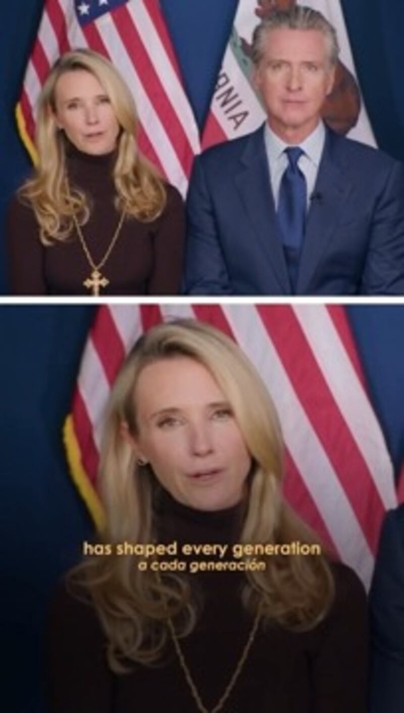 Gavin Newsom and Jennifer Siebel Newsom