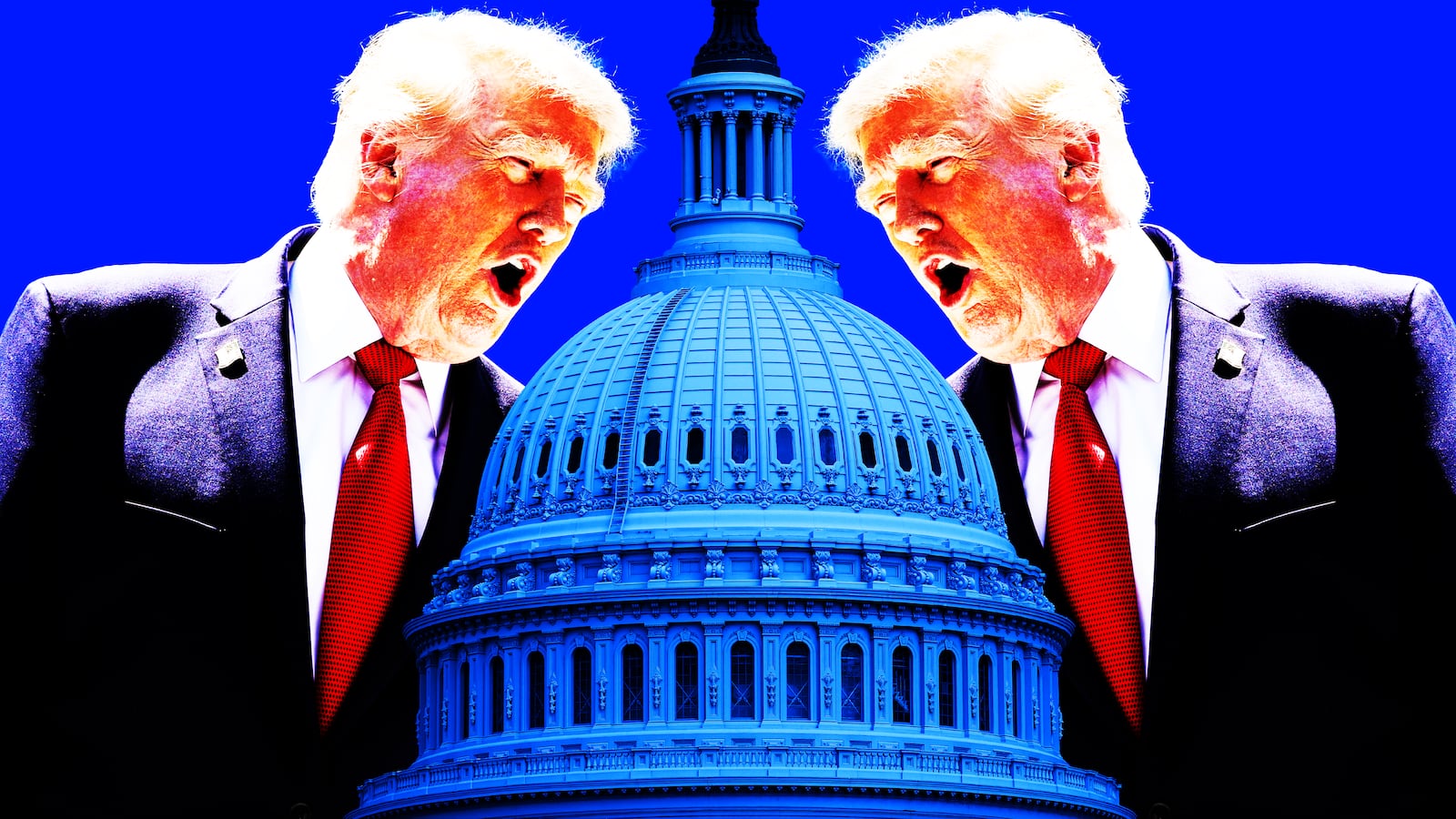 Donald Trump photo illustration