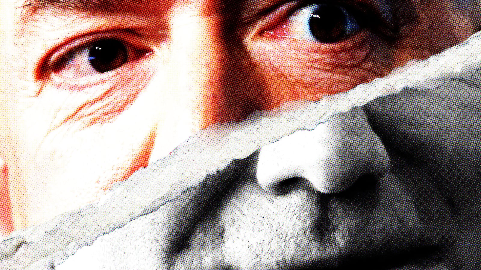 Jeff Bezos with a paper tear