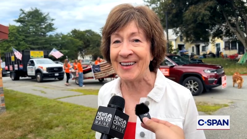 Maine Senator Susan Collins attacked Trump's tariffs on Canadian goods.