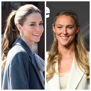 Catherine, Princess of Wales and Kylie Kelce.