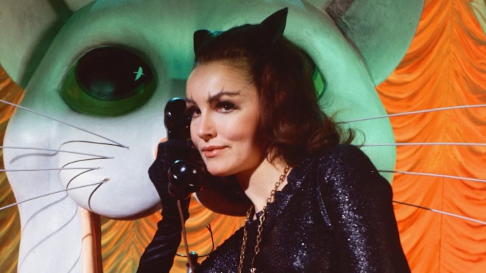 Julie Newmar as Catwoman in the 1966 'Batman' series.