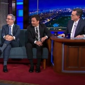 Kimmel speaking on the Late Show special.