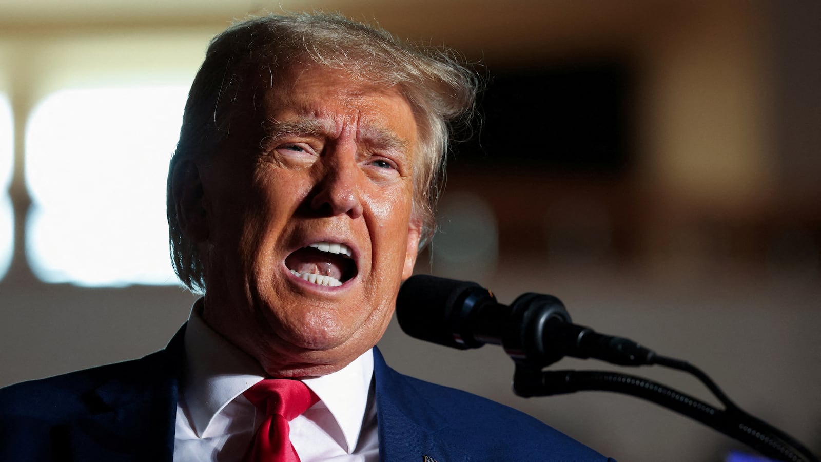 Former U.S. President and Republican presidential candidate Donald Trump