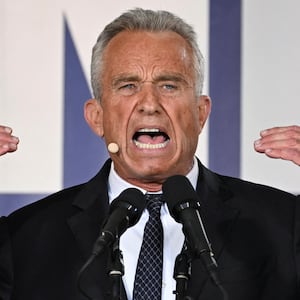 Robert F Kennedy Jr. speaking at an event.