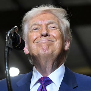 US President Donald Trump gives a speech about the economy at the Coosa Steel Corporation factory in Rome, Georgia, on February 19, 2026. (Photo by SAUL LOEB / AFP via Getty Images)