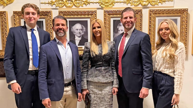 Eric Trump shares an image of Donald Trump Jr., Ivanka, Barron Trump at the White House before the State of the Union.