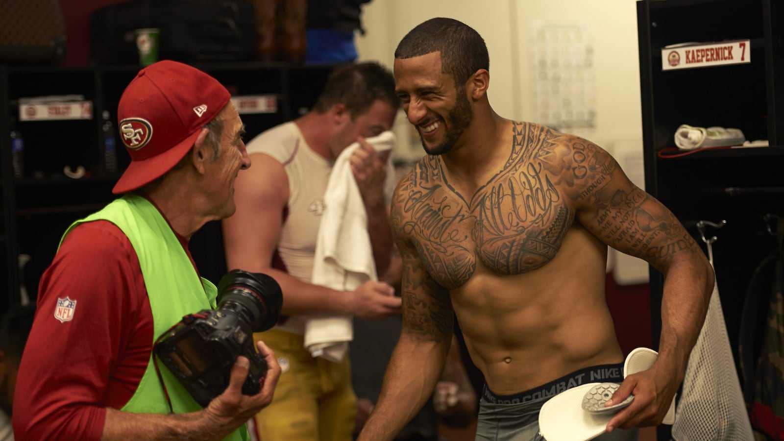 Former 49ers QB Colin Kaepernick.
