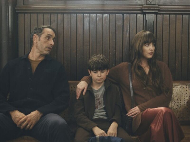 MIchael Angelo Covino and Dakota Johnson