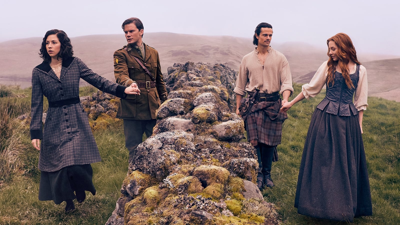 The cast of "Outlander: Blood of My Blood"