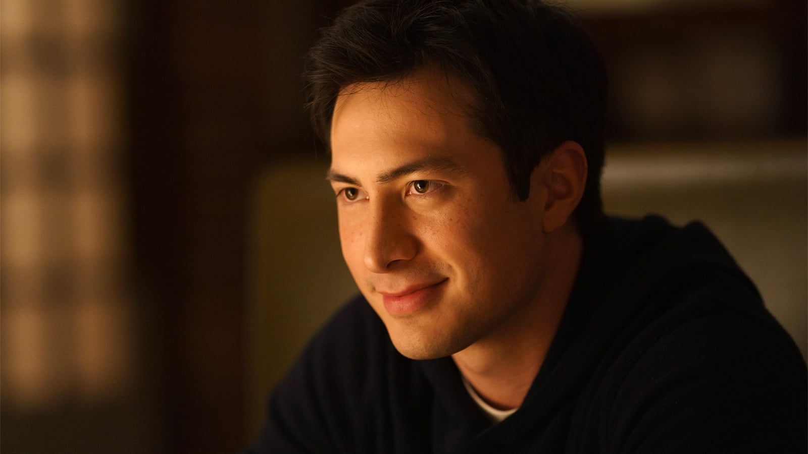 Hudson Williams as Shane Hollander in Heated Rivalry.