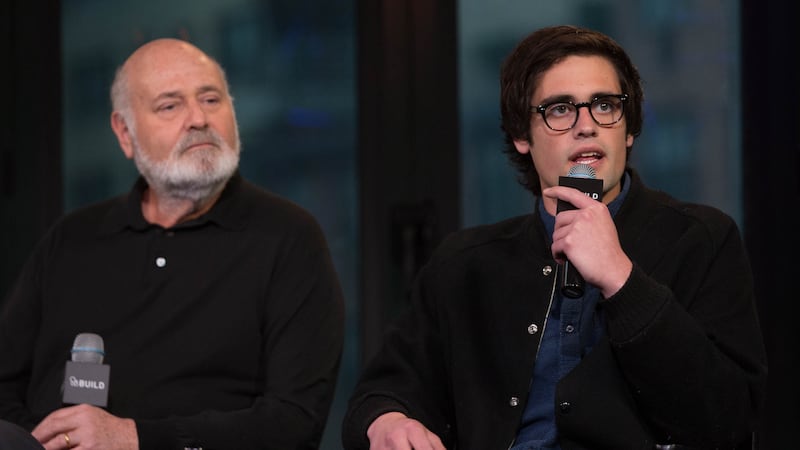 Rob Reiner and Nick Reiner discuss "Being Charlie" AOL Studios In New York on May 4, 2016 in New York City.
