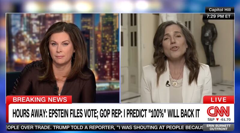 CNN's Erin Burnett had a feisty on-air exchange with Nancy Mace.