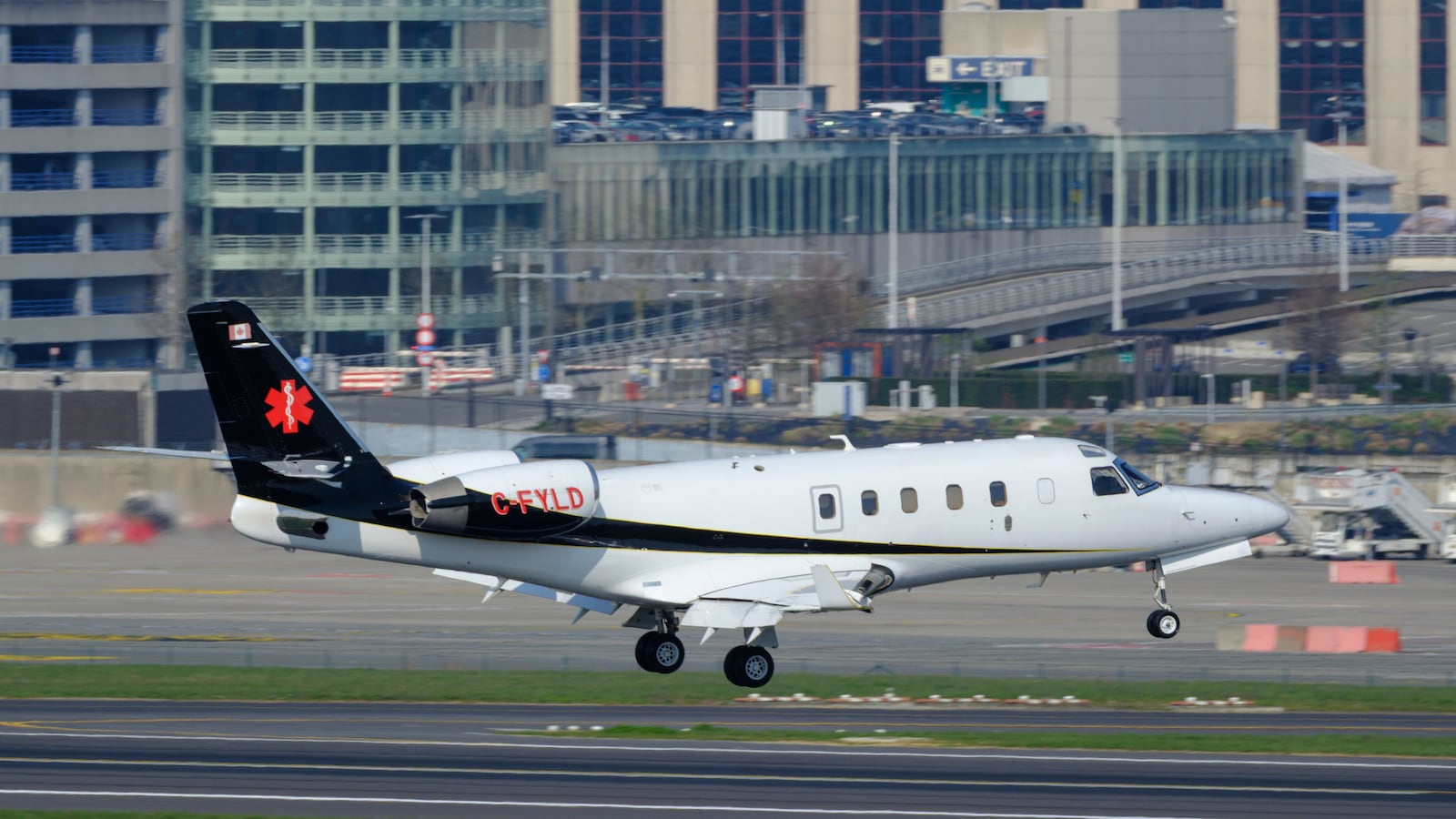 A Gulfstream G100 (IAI Astra SPX) landing in 2026.