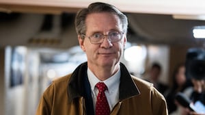 UNITED STATES - MARCH 20: Rep. Tim Burchett, R-Tenn., arrives for a meeting of the House Republican Conference in the U.S. Capitol on Wednesday, March 20, 2024. (Tom Williams/CQ-Roll Call, Inc via Getty Images)