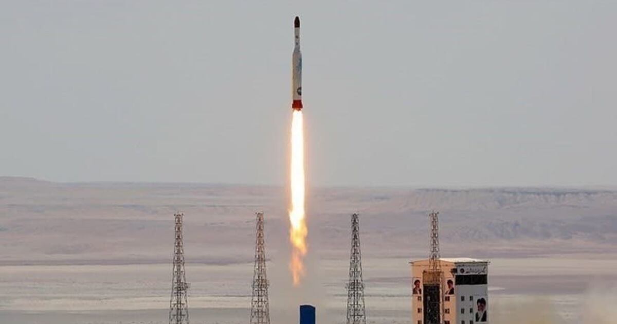 Iran Fires Satellite-Carrying Simorgh Rocket Into Space, Though ...