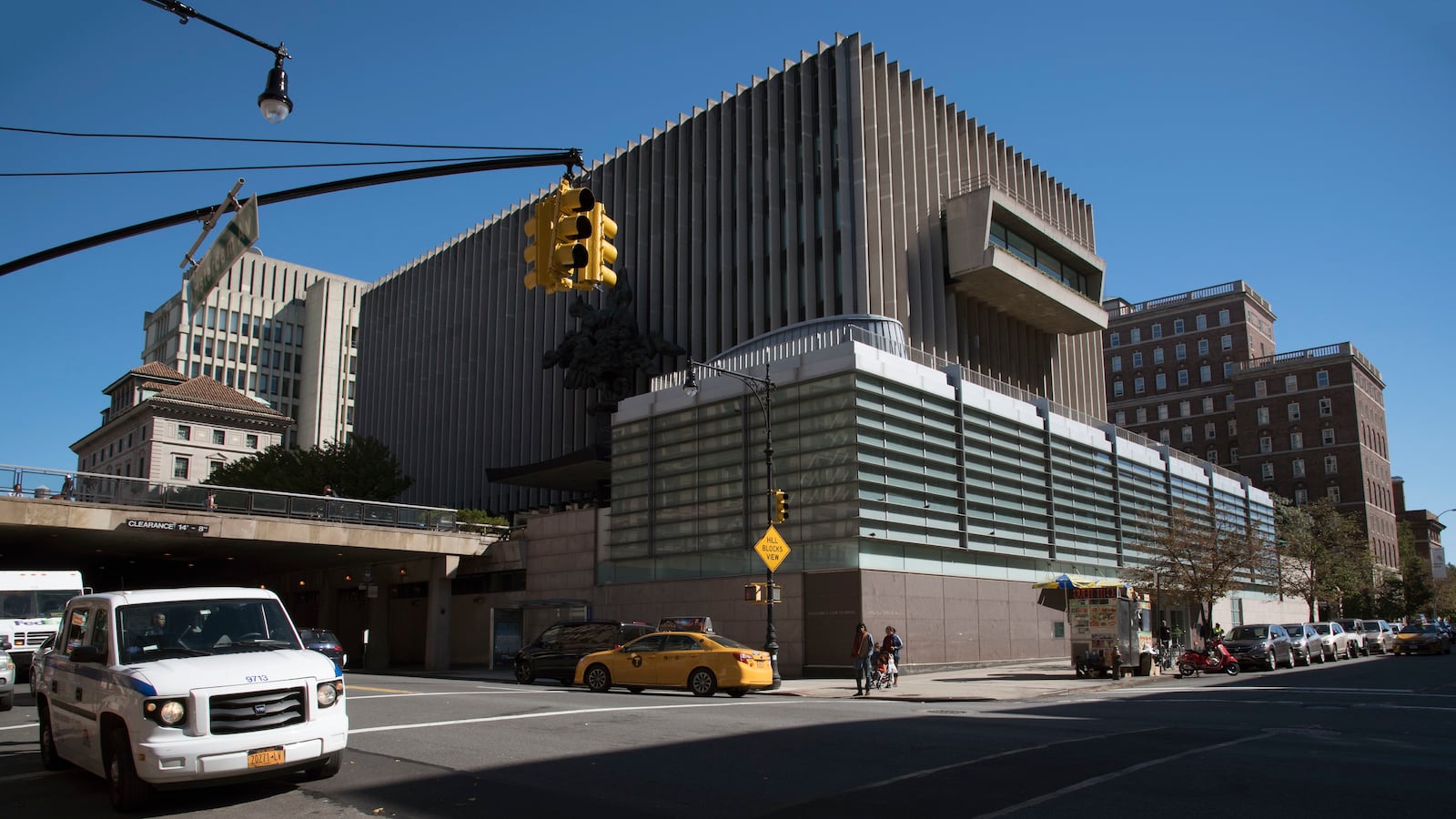 Columbia University New York USA, Columbia Law School on Amsterdam Avenue NYC.
