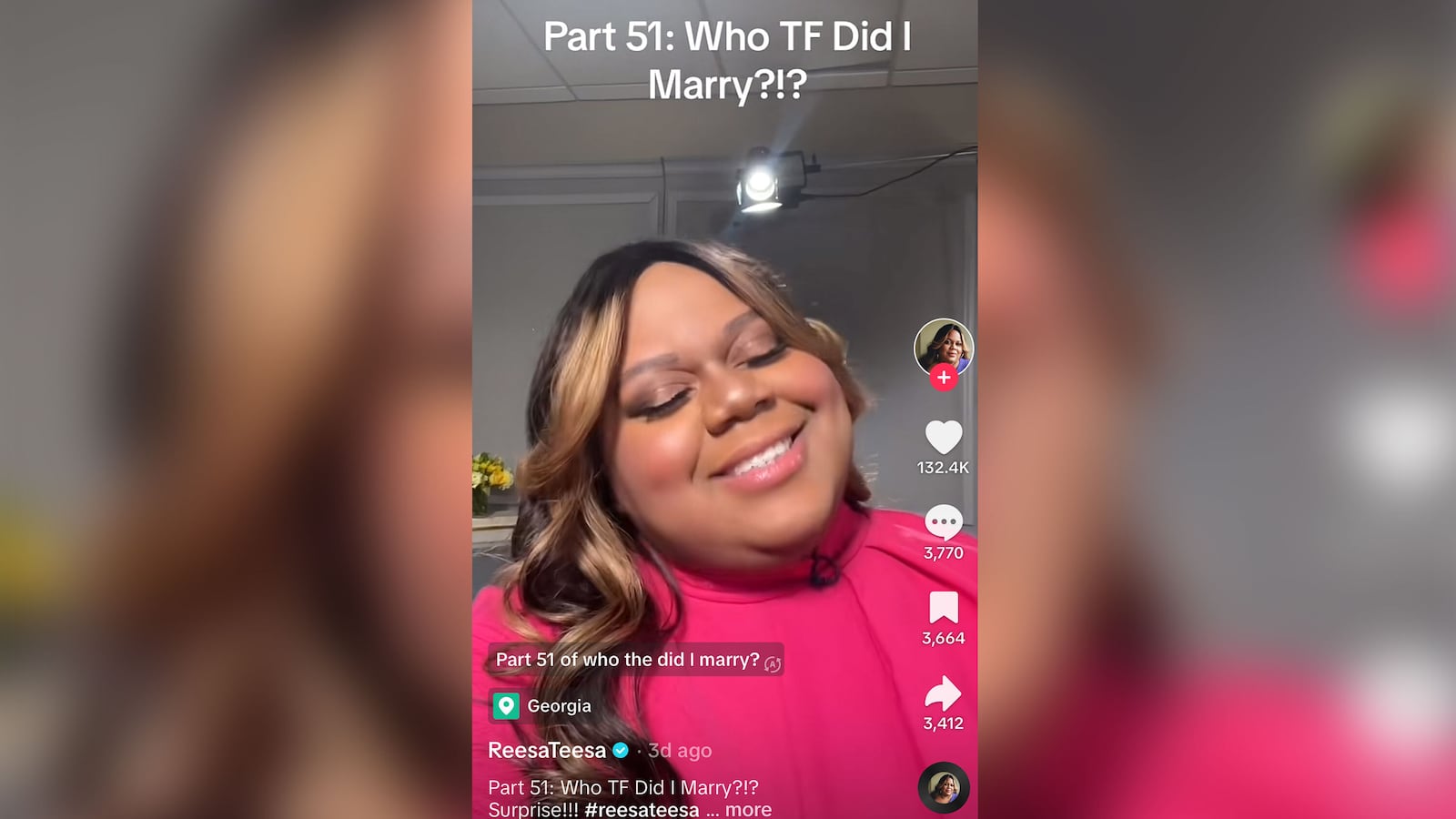 Tareasa “Reesa Teesa” Johnson, the creator behind the TikTok viral series Who TF Did I Marry?, has signed with CAA.