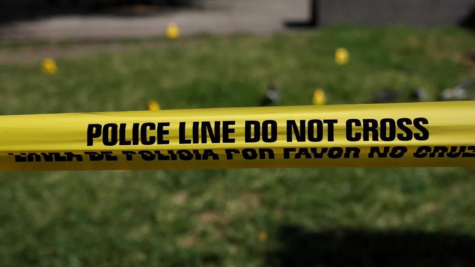 Police tape.