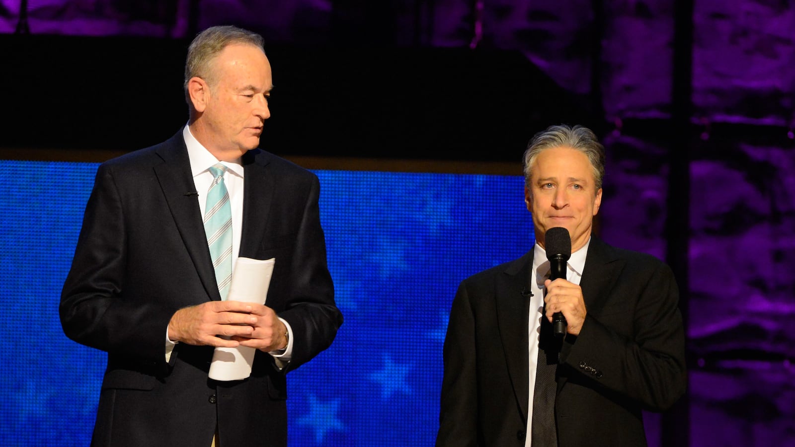 Jon Stewart and Bill O'Reilly
