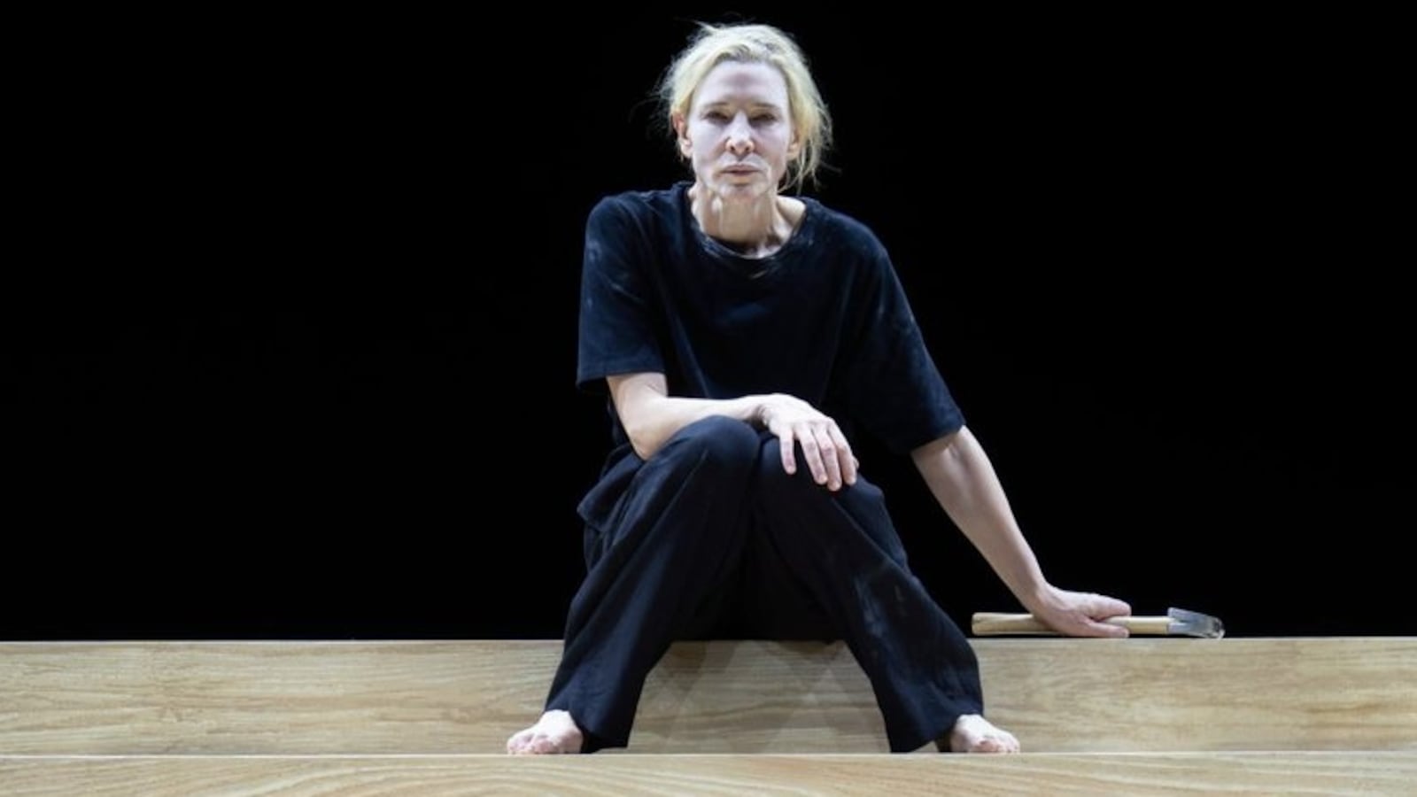 Nina Hoss and Cate Blanchett in Electra/Persona at London’s National Theatre.