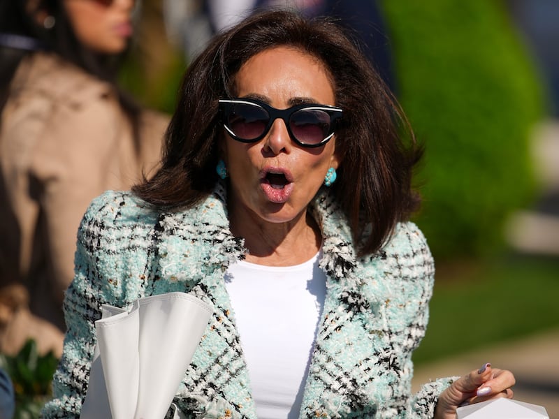 Jeanine Pirro attends the White House Easter Egg Roll on the South Lawn of the White House.