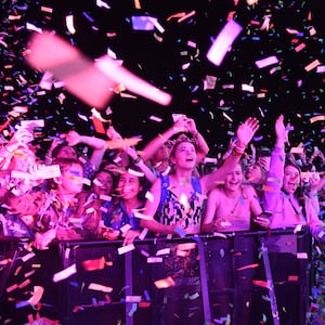Crowd at the 2019 Coachella Valley Music And Arts Festival.