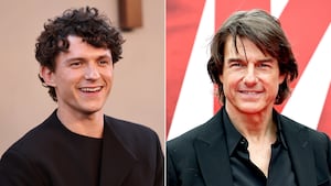 Tom Holland and Tom Cruise