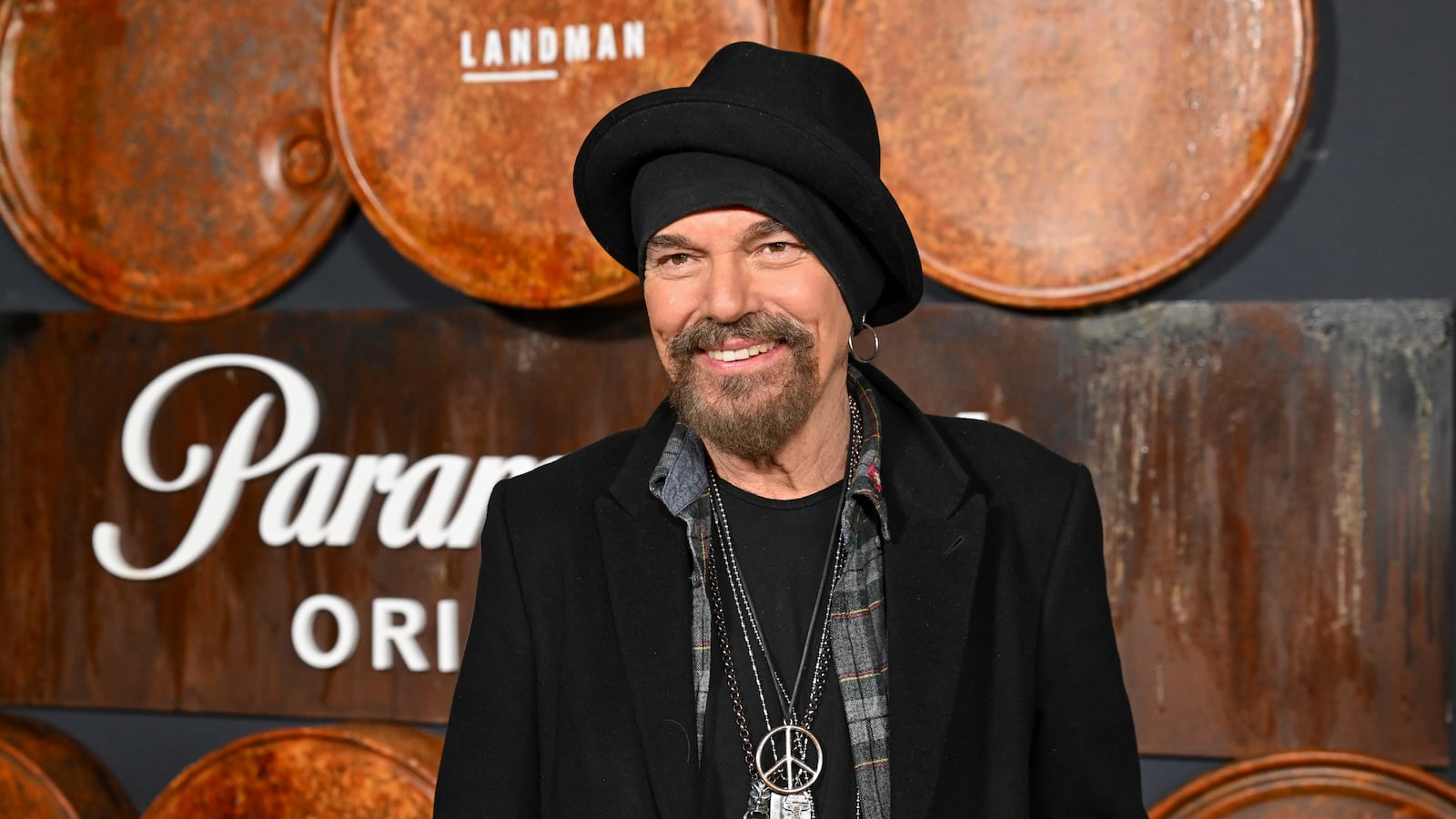 Billy Bob Thornton at the Los Angeles premiere of "Landman" at the Paramount Theatre on November 12, 2024 in Los Angeles, California. (Photo by Gilbert Flores/Variety via Getty Images)