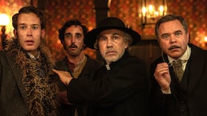 Ewens Abid and Christoph Waltz.