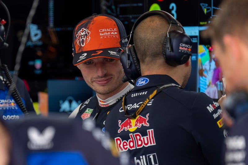 Max Verstappen  for a race