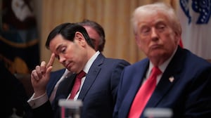 Marco Rubio and Donald Trump.