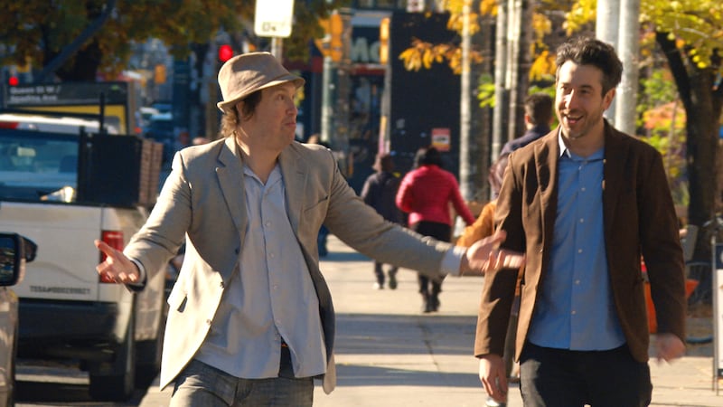 Jay McCarrol and Matt Johnson in Nirvanna the Band the Show the Movie.