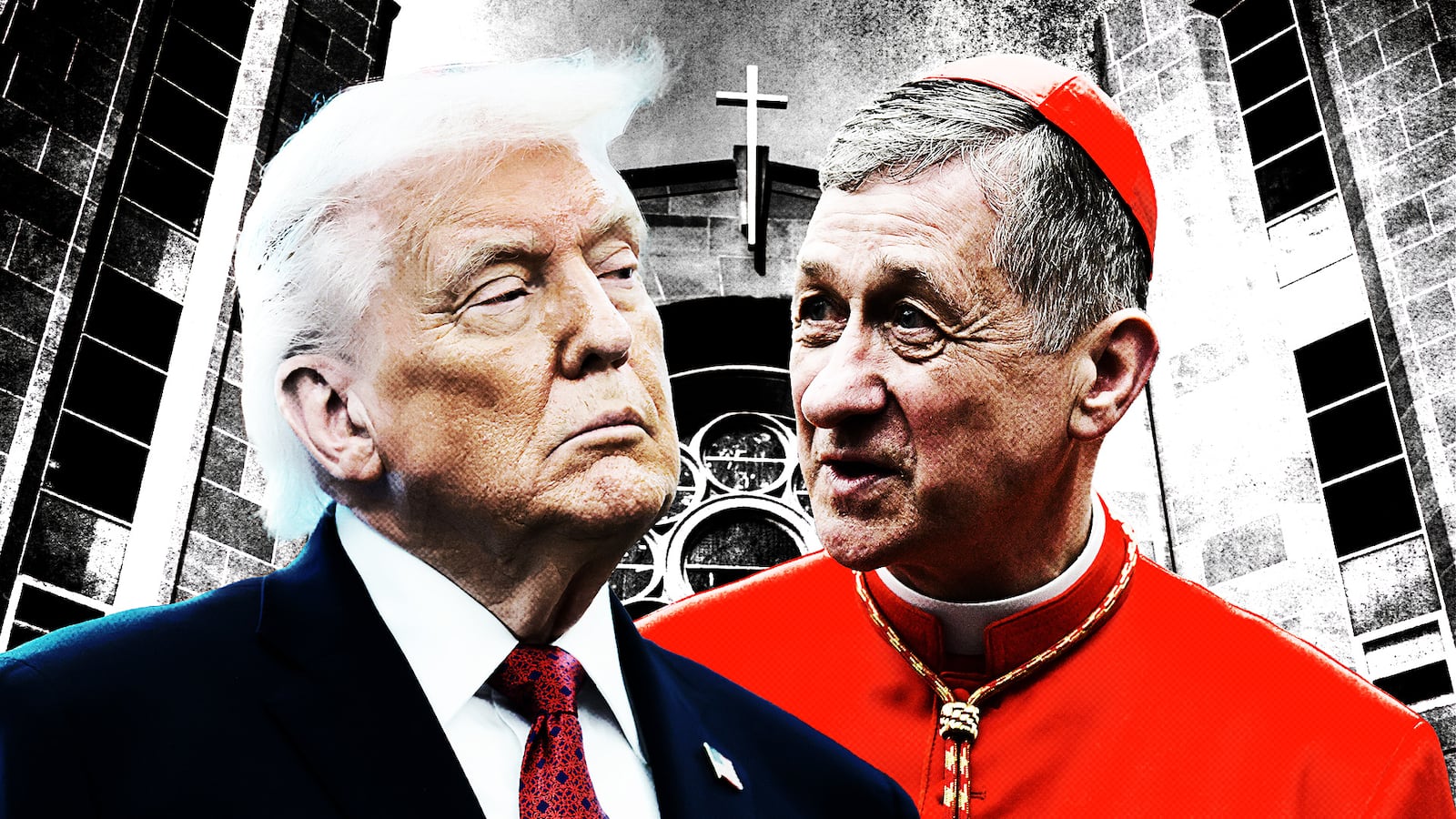 Donald Trump and Cardinal Blase Kupich